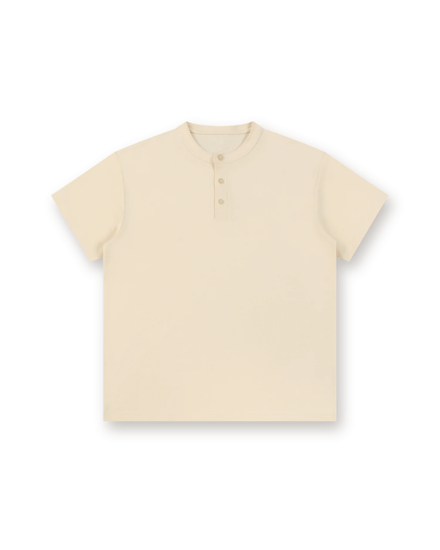 Holvo Henley Shirt, apricot