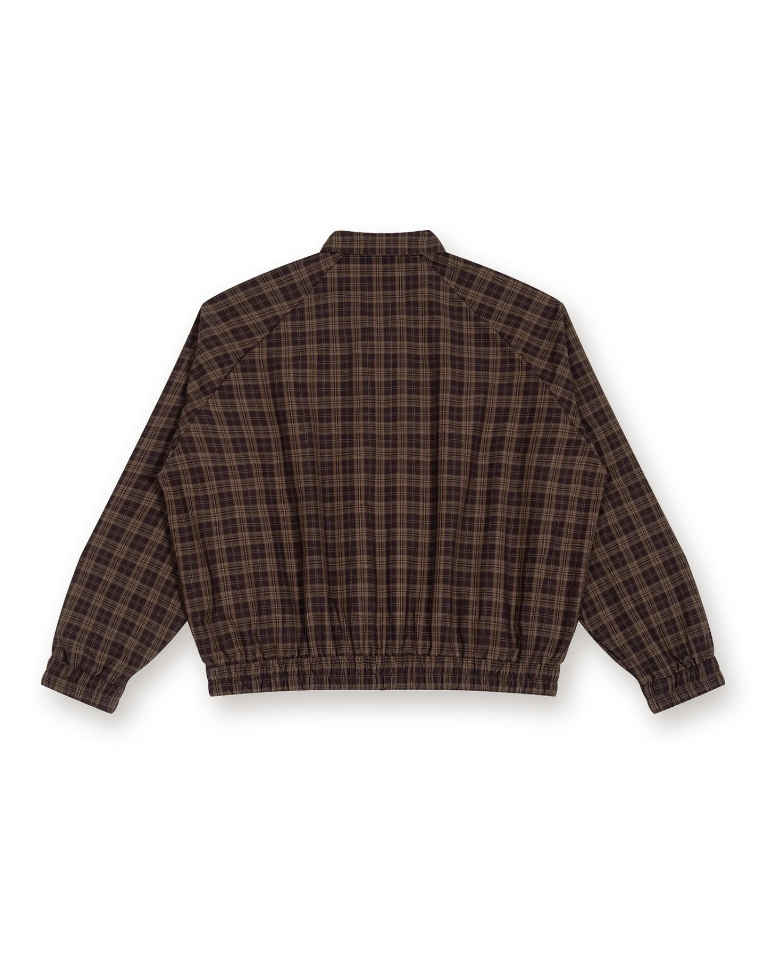 Holvo Plaid Track Jacket, red plaid