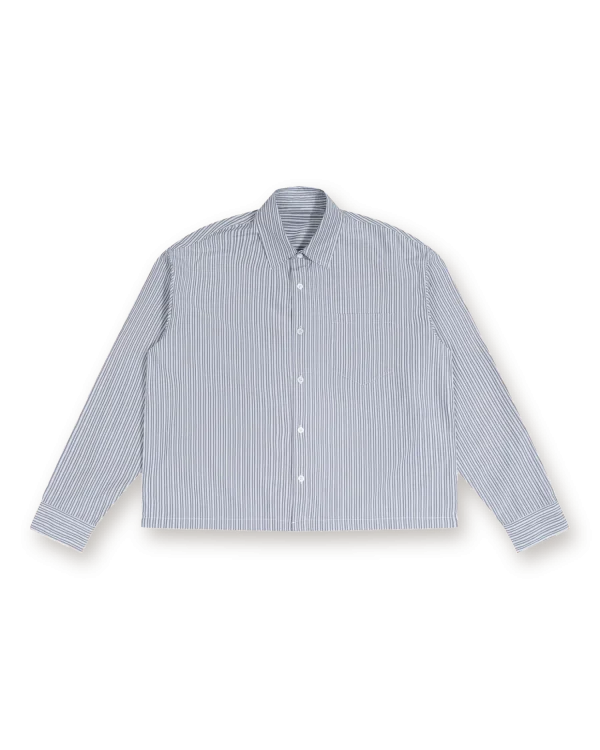 Holvo Striped Shirt, light gray