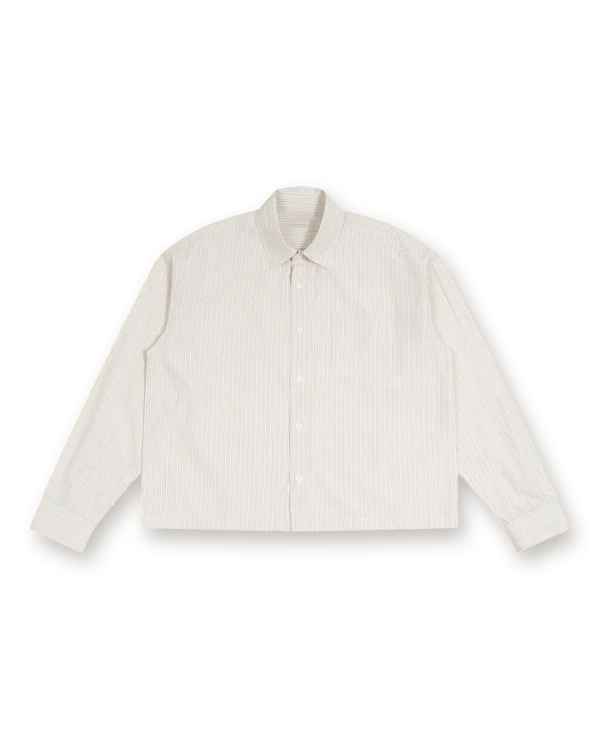 Holvo Striped Shirt, light yellow