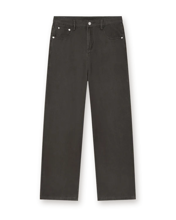 Holvo Vintage Washed Jeans, dark gray