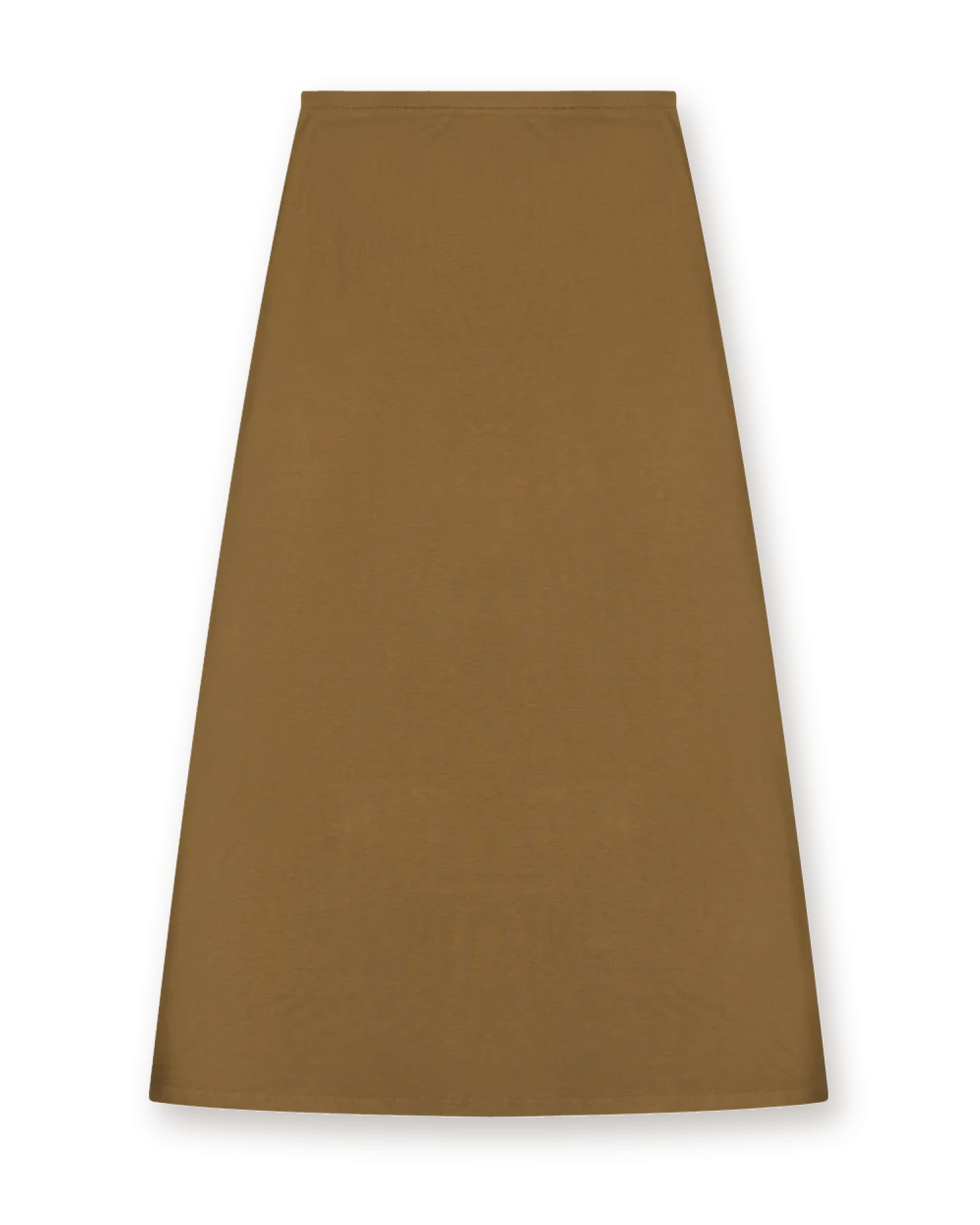 Holvo Women's Knit Maxi Skirt, brown